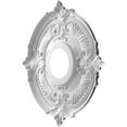 thumbnail image 4 of Ekena Millwork 13"OD x 3 1/2"ID x 3/4"P Attica Thermoformed PVC Ceiling Medallion (Fits Canopies up to 5"), Metallic Antique Brass, 4 of 10