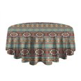 thumbnail image 5 of Round Waterproof Tablecloth 60×60 Inch, Bohemia Reusable Indoor/Outdoor Durable Table Cover for Party Kitchen Dinner Room Decor, 5 of 6