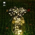 thumbnail image 3 of Luces De Cadena De Alambre De Cobre 23 Metros 200 Luces Led De Jardín Control Remoto 8 Modos Ip67 Luces Impermeables Para Árbol De Navidad Jardín Fiesta En Casa Minnieouse HA037455-00, 3 of 6