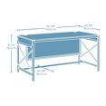 thumbnail image 3 of Sauder Foundry Road™ Table Desk, Carbon Oak, 428155, 3 of 9