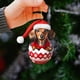 thumbnail image 4 of Etiqueta Colgante para Coche de Navidad, Decoración Navideña para El Hogar, Etiqueta Colgante para Bolsa, Etiqueta Colgante para Llavero, Regalo de Navidad, Etiqueta Colgante para Perro Salchicha, 4 of 5