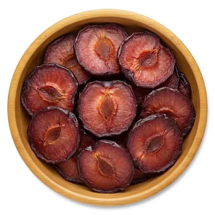 NY SPICE SHOP Dried Red Plums - 3 Pound - Sweet California Sun Dried Plums - Sweetened Red Plums - Dried Plum Halves - Soft Red Plum Pieces