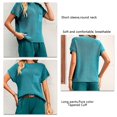 thumbnail image 2 of Conjunto de pantalón cónico superior para mujer, conjuntos de dos piezas para mujer, suéter, pantalones, conjuntos de salón, conjuntos de conjuntos para mujer Características principales de la clase, 2 of 8