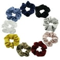 thumbnail image 1 of Chouchous pour Cheveux en Satin de Soie 9 Pcs Boules Élastiques Décoratives pour Queue de Cheval, 1 of 10