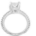 thumbnail image 2 of Pompeii Princess Cut Diamond 1 1/3 ct Engagement Ring 14k White Gold (GH,SI), 2 of 3