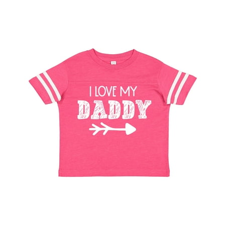 

Inktastic I Love My Daddy with Arrow Gift Toddler Boy or Toddler Girl T-Shirt