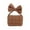 Brown, variant on Pleated Bow Bag Women Handbag Shoulder Solid Color Crossbody Purse Multifunctional Portable Bag for Daily Commuting Travel