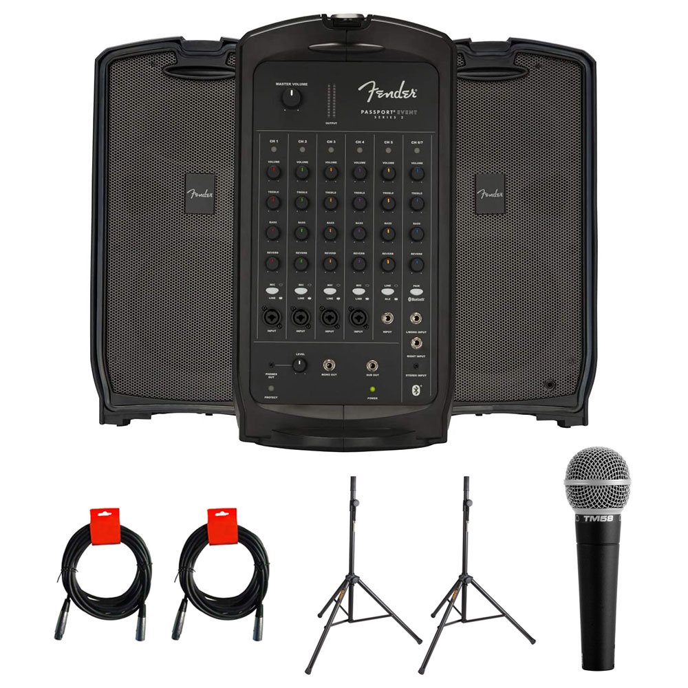 Fender Passport Event Series 2 Portable 375W Powered PA System with