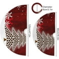 thumbnail image 3 of SKYSONIC Christmas Christmas Tree Skirt Home Decoration Large Round Christmas Tree Skirt for Holiday Party Home Christmas Day Ornaments 35.4 Inch, 3 of 6
