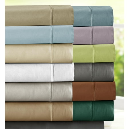 1000 Thread Count Luxury Egyptian Cotton Rich Sateen Sheet Set, (Best Thread Count For Bed Sheets)