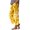 Yellow-2, variant on Womens Casual Palazzo Pants Fashion Graphic Baggy Wide Leg Pants With Pockets Ladies Autumn Everyday Trousers,M