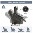 thumbnail image 6 of BonzyHome Large Power Lift Chair Recliner for Elderly, Heavy Duty Electric Lift Recliner with Massage,For tall men,Gray, 6 of 11