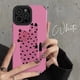 thumbnail image 2 of Pink Leopard Cute Heart Love Pattern Case For iPhone 15 14 12 11 13 Pro Max X XR XS Max 7 8 Plus SE Shockproof Bumper Back Cover, 2 of 5