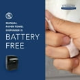 thumbnail image 4 of KIMBERLY-CLARK PROFESSIONAL* 09990 In-Sight Sanitouch Hard Roll Towel Dispenser- 12 3/5 x 10 1/5 x 16 1/10- Smoke, 4 of 4