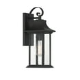 thumbnail image 4 of Hancock 1-Light Outdoor Wall Lantern in Matte Black, 4 of 5
