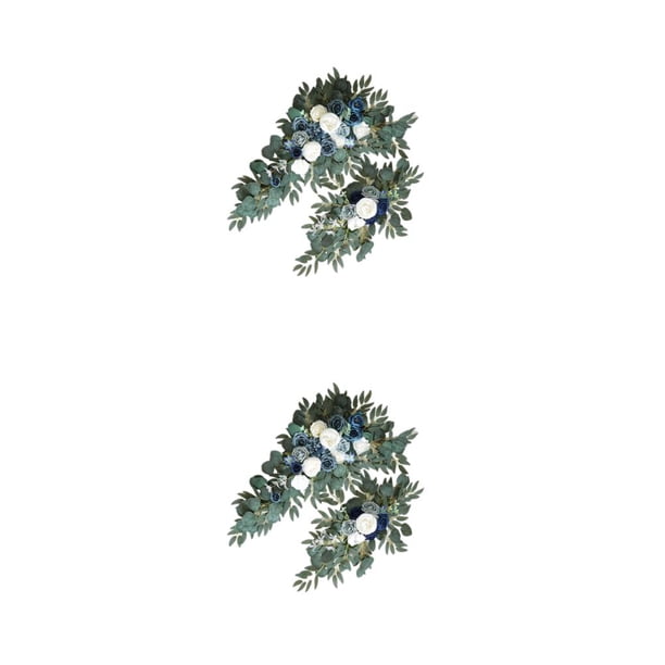 Arreglo floral artificial Billuyoard para boda 2Conjunto Azul