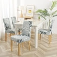 thumbnail image 2 of Stretch Chair Covers Slipcovers Set of 4 Printed Stretchable Dining Chair Slipcover Washable Removable for Kitchen,Hotel,Restaurant, 2 of 6