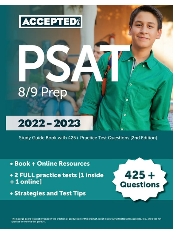 PSAT 8/9 Prep 2022-2023: Study Guide Book with 425+ Practice Test Questions [2nd Edition] (Paperback)
