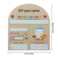 thumbnail image 3 of First Day Of School Sign Reusable Interchangeable Photo Prop Wooden Board Back To School Name Chalkboard, 3 of 7