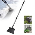 thumbnail image 2 of Ice Scraper Shovel 52 Inch Flat Shovel with Adjustable Telescopic Handle, Multi Purpose Garden Scraper for Ice Removal Snow Cleaning Lawn Edging Weeding Outdoor Tool, An Ice Scraper, 2 of 8