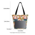 thumbnail image 5 of Fotbe Retro Summer Stamp Pattern Beach Tote,Shoulder Handbag,Spacious Tote Bag,Lightweight Travel Bag,Versatile Shopping Bag, 5 of 9