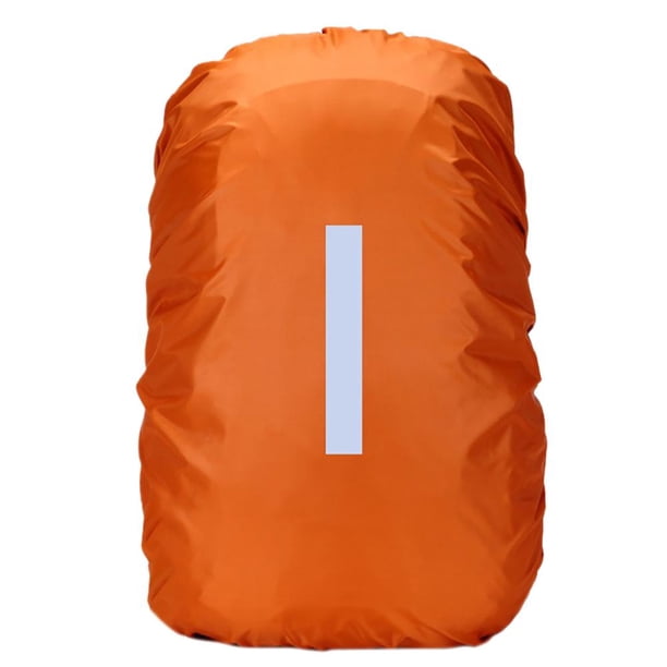 Mochila Impermeable Cubierta para La Lluvia Correa Antideslizante Con Hebilla Cruzada (M) Naranja
