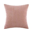 thumbnail image 5 of Phantoscope Designer's Choice Decorative Throw Pillow Bundle Set, Pink Gradient Corduroy Corn Striped Velvet Series Covers with inserts, 22" x 22", 3 Pack, 5 of 6