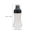 thumbnail image 2 of WEAVILUX Easy Squeeze Ketchup Bottle Black Plastic 1Pcs, 2 of 8