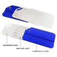 thumbnail image 4 of Paquete de 2 etiquetas de equipaje de aluminio, soportes de etiquetas de equipaje para equipaje de viaje, 4 of 5