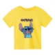 thumbnail image 3 of Nueva camiseta de algodón de Lilo & Stitch para niños, camisetas de manga corta de verano a la moda con dibujos animados para niños y niñas, 3 of 5