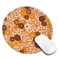 thumbnail image 2 of Disketp Hippie Ditsy Floral Small Mouse Pad 7.9x7.9 Inches,Washable Round Mousepad For Office Laptop Computer,Non-Slip Rubber Base Mouse Pads For Wireless Mouse, 2 of 9