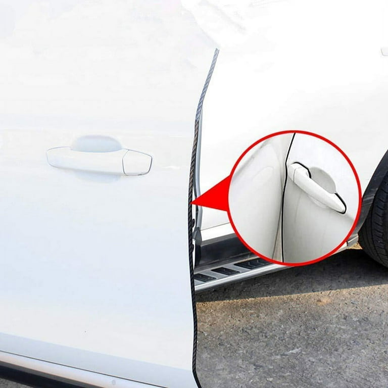 Carbon Fiber Car Door Edge Guard U Shape Trim Seal Protector Strip
