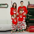 thumbnail image 6 of Onlypjs Family Matching Christmas Pajamas Set – Red Santa Face "Merry Christmas" Holiday Sleepwear for Women, Men – Festive Winter Loungewear, 6 of 6