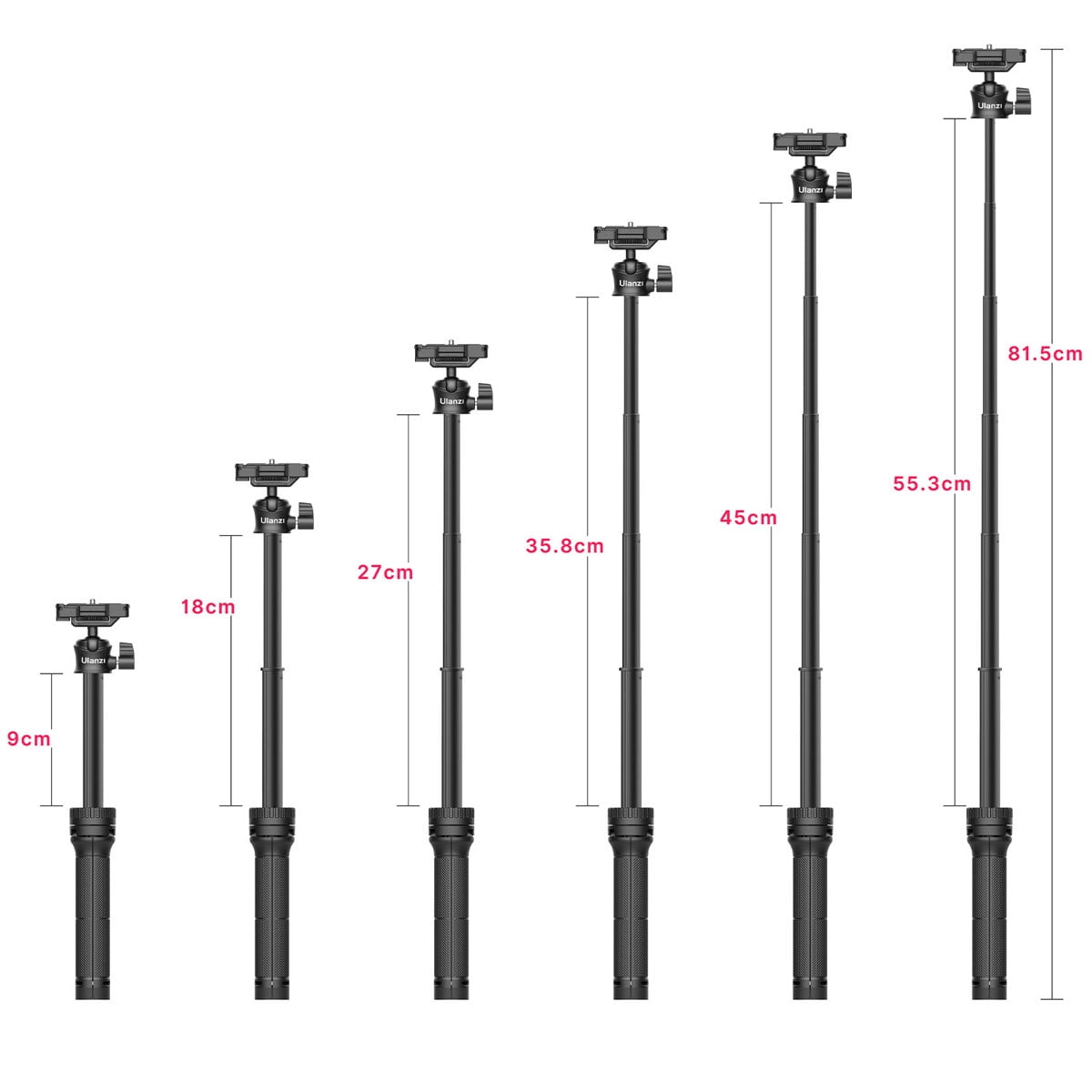 Ulanzi MT-34 6-Stage Multi-Functional Extendable Tripod