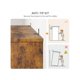 thumbnail image 3 of Qinaqin 5 Layer Retro Style 62.87 Inch cm de Alturaigh Floor Profundidad Pie Bookshelf con Abierto Almacenamiento Space Easy to Assemble Ideal para Living Sala Dormitorio Oficina, 3 of 5