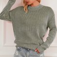 thumbnail image 5 of WEAIXIMIUNG Pull-Over Décontracté à Col Rond et Manches Longues pour Femmes, 5 of 5