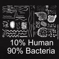 thumbnail image 3 of CafePress - 90% Bacteria Women's Dark T Shirt - Women's Traditional Fit Dark T-Shirt, 3 of 4