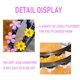 thumbnail image 4 of Diadema infantil con diseño de estrella y flores, antideslizante y elegante para niñas. Hecha de plástico, disponible en 9 estilos. Ancho máximo de 140mm, peso de 30g. ¡Haz que tu pequeña destaque, 4 of 6