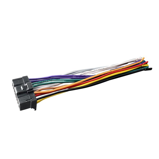 Arnés de cable estéreo para automóvil,Accesorios de arnés de cableado para reproductor de CD estéreo para automóvil,Arnés de cables estéreo para automóvil Cable universal,Piezas Hugo Arnés de cable estéreo para automóvil