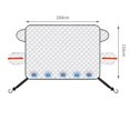 thumbnail image 3 of BotaniNest 4 Layer Windshield Cover Thermal Insulation & Frost With Easy Installation, 3 of 6