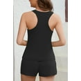 thumbnail image 3 of U2SKIIN Womens Shorts Pajama Set, Ribbed Knit Tank Top and Shorts Pj Lounge Sets Sleepwear, 3 of 5
