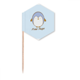 thumbnail image 1 of Penguin Pet Antarctic Hug Toothpick Flags Cupcake Picks Party Celebration, 1 of 3