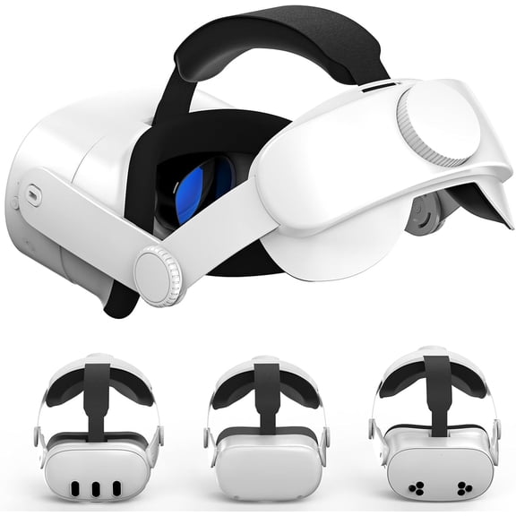 Adjustable Comfort Head Strap for Meta Quest 3S/Quest 3/Quest 2 - Elite Strap Replacement for Enhanced Support, Reduced Pressure & VR Gaming Immersion (Quest 3S/Quest 3/Quest 2 Head Strap)