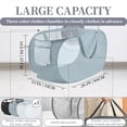thumbnail image 2 of Hweilai 3 piece high strength mesh pop-up laundry basket, 2 of 5