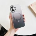 thumbnail image 1 of For iPhone 16 Pro Max Gradient Aurora Slim Matte Magnetic Case For iPhone 11 12 13 14 15 16 Pro Max Plus Mini Shockproof Cover Black For iPhone 11ProMax, 1 of 6