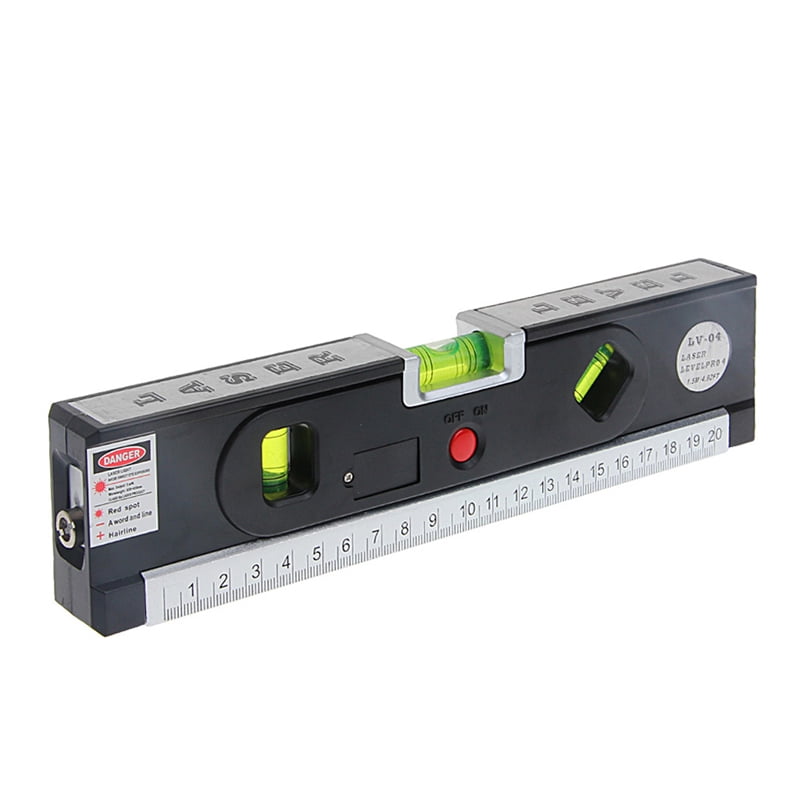 Vertical Line Laser Level Horizontal Vertical Aligner Tape Measure Ruler GN 