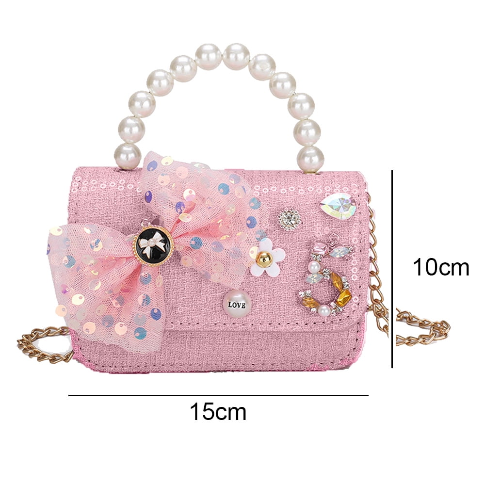 Cute Handbags Girls Purse - Faux Fur Crossbody – shopminimomo