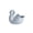 🍒 Blue_Hot#470, variant on Ceramic Swan Candle Holder, Heat-Resistant Glazed Cygnet Design, for Scented Candles and Romantic Dinners, Elegant Home Decor