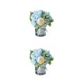 thumbnail image 3 of Yuarrent 2 pack/lote flores artificiales en jarrón aspecto realista elegante durabilidad fácil Type8 NO8, 3 of 6