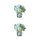 thumbnail image 3 of Yuarrent 2 pack/lote flores artificiales en jarrón aspecto realista elegante durabilidad fácil Type8 NO8, 3 of 6